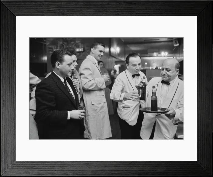 Framed Print : New York City Jazz Club, 1955 Framed Print : New York City Jazz Club, 1955