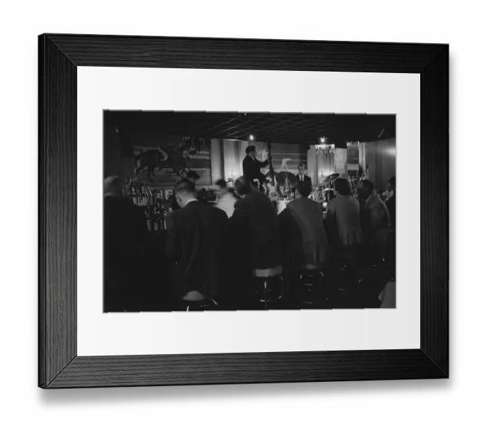 Framed Print : New York City Jazz Club, 1955 Framed Print : New York City Jazz Club, 1955