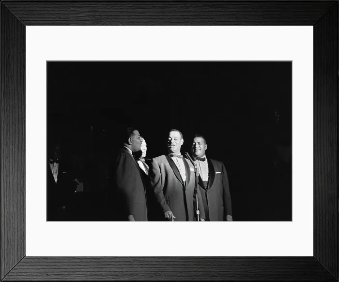 Framed Print : The Mills Brothers, American Vocal Quartet Framed Print : The Mills Brothers, American Vocal Quartet