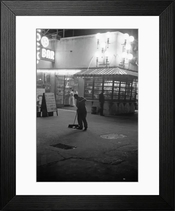 Framed Print : Coney Island At Night Framed Print : Coney Island At Night