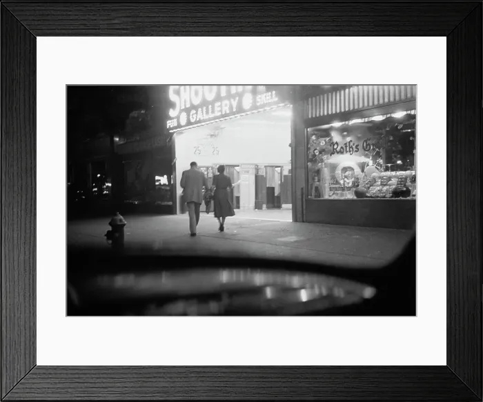 Framed Print : New York At Night