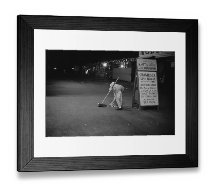 Framed Print : Coney Island At Night Framed Print : Coney Island At Night