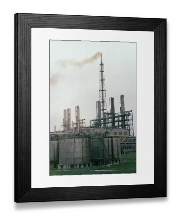 Framed Print : Taiyuan Chemical Factory Framed Print : Taiyuan Chemical Factory