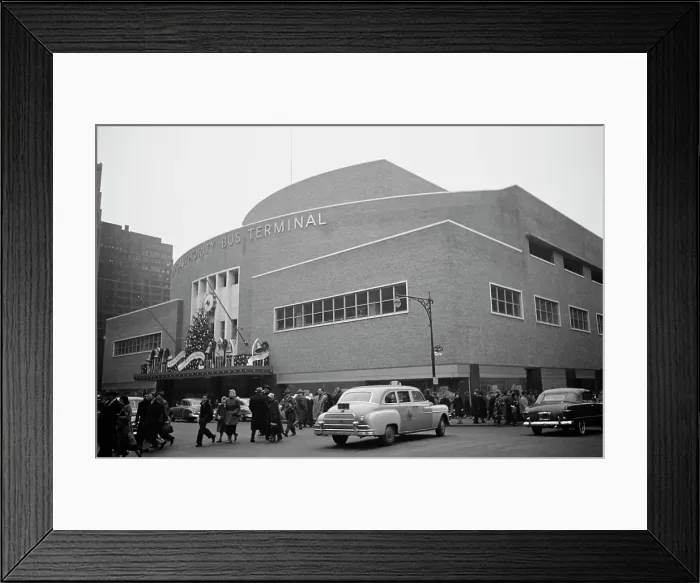 Framed Print : Port Authority Bus Terminal Framed Print : Port Authority Bus Terminal