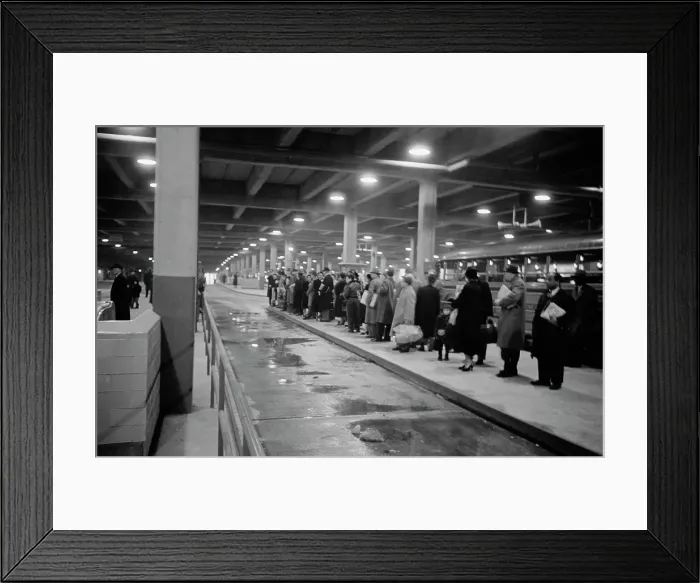 Framed Print : Port Authority Bus Terminal Framed Print : Port Authority Bus Terminal