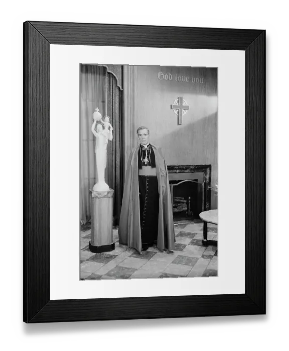 Framed Print : Bishop Fulton J. Sheen Framed Print : Bishop Fulton J. Sheen