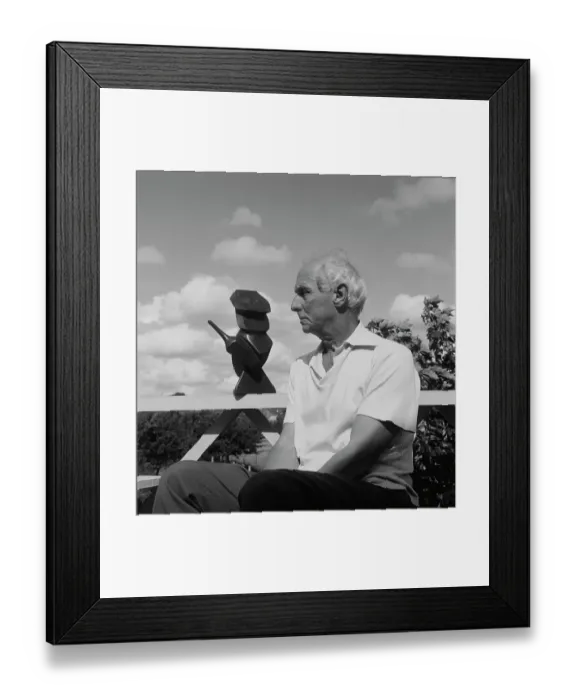 Framed Print : Max Ernst. German artist Max Ernst (1891 - 1976) in France, circa 1955 Framed Print : Max Ernst. German artist Max Ernst (1891 - 1976) in France, circa 1955
