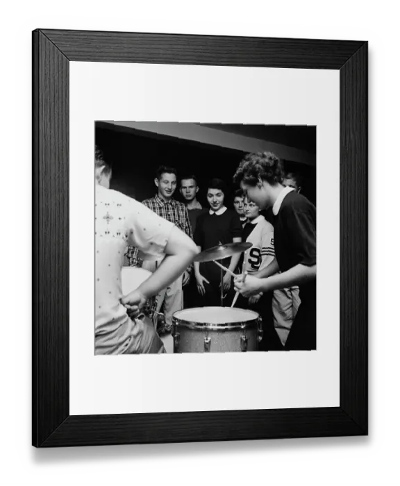 Framed Print : Teenage House Party Framed Print : Teenage House Party