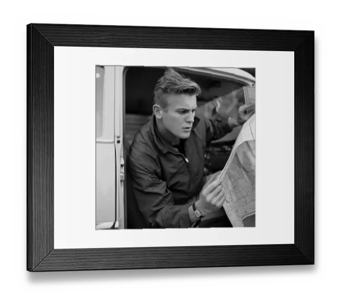 Framed Print : Tab Hunter Framed Print : Tab Hunter