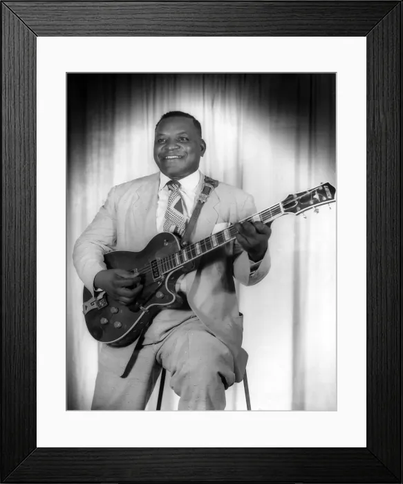 Framed Print : Smiley Lewis Portrait Framed Print : Smiley Lewis Portrait
