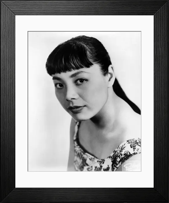 Framed Print : Toshiko Akiyoshi Portrait Framed Print : Toshiko Akiyoshi Portrait