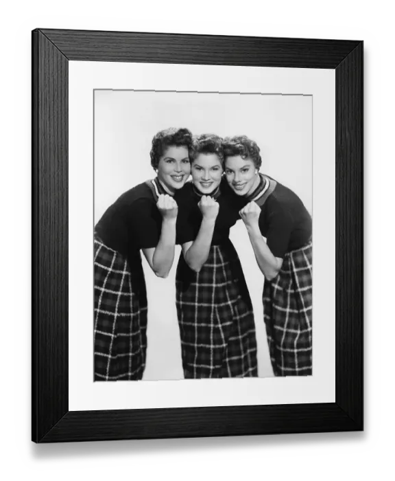 Framed Print : The McGuire Sisters Portrait