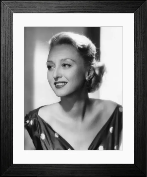 Framed Print : Celeste Holm Portrait Session