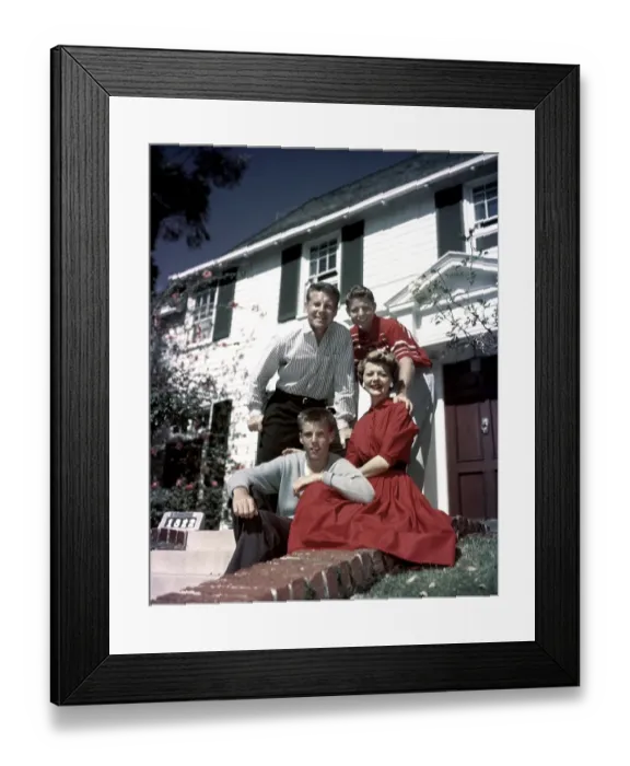 Framed Print : The Nelson Family Framed Print : The Nelson Family