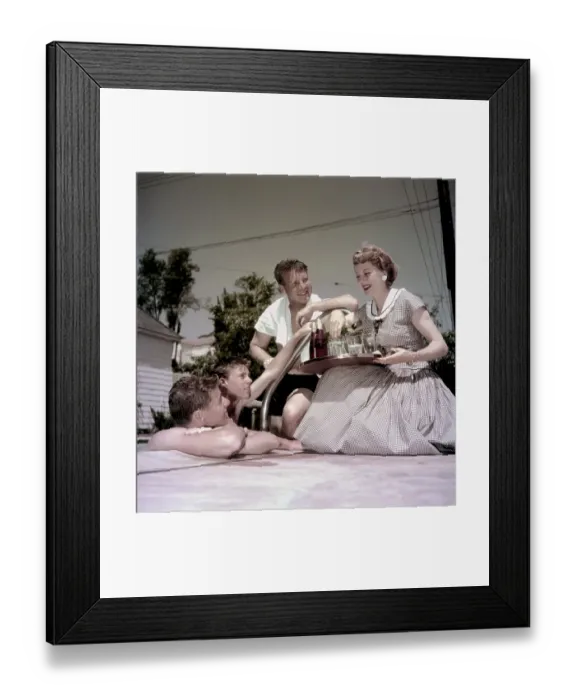 Framed Print : The Nelson Family