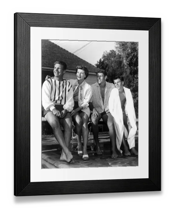 Framed Print : The Nelson Family Framed Print : The Nelson Family