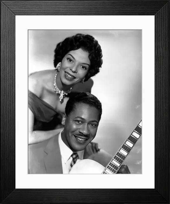 Framed Print : Steve Gibson And Damita Jo Portrait Framed Print : Steve Gibson And Damita Jo Portrait