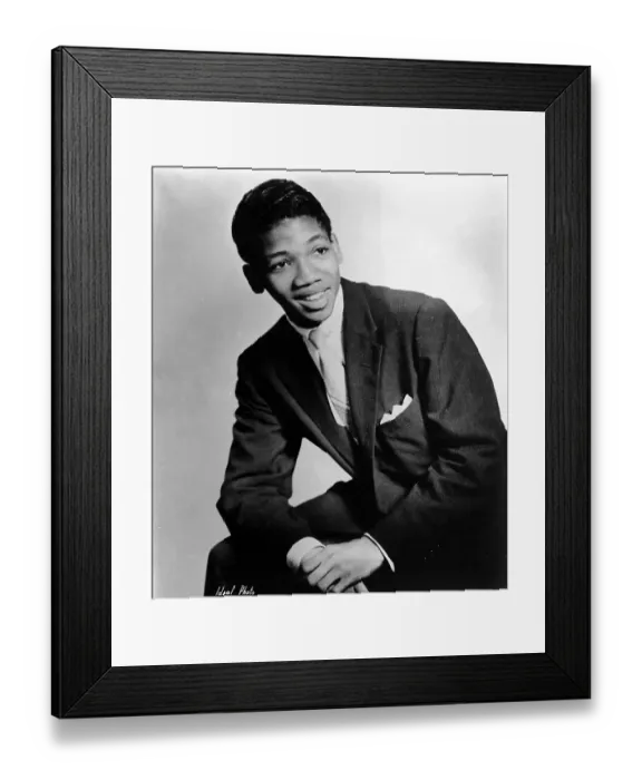 Framed Print : Little Willie John Portrait Framed Print : Little Willie John Portrait