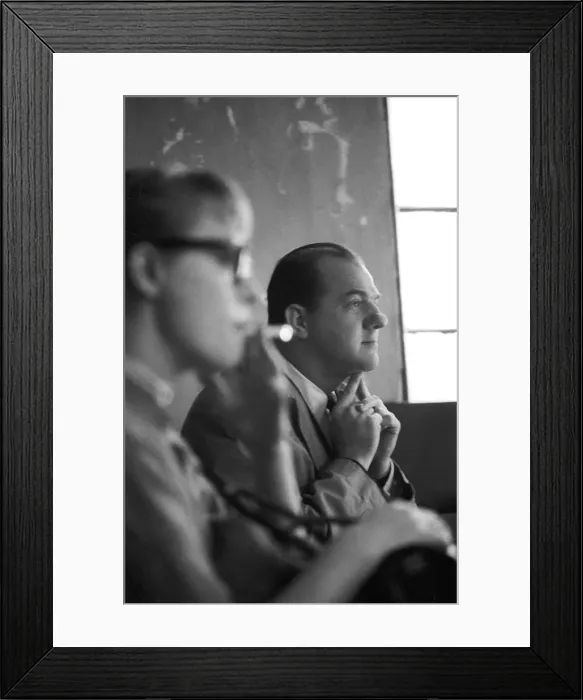Framed Print : Karl Malden At The Actors studio Framed Print : Karl Malden At The Actors studio