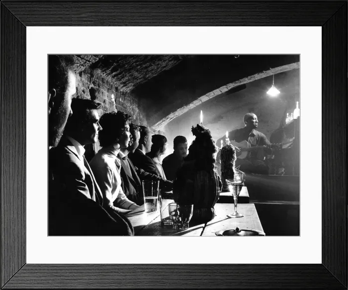 Framed Print : Interior of a cavern like Nightclub Framed Print : Interior of a cavern like Nightclub