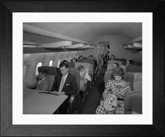 Framed Print : Transocean Air lines 377 Stratocruiser