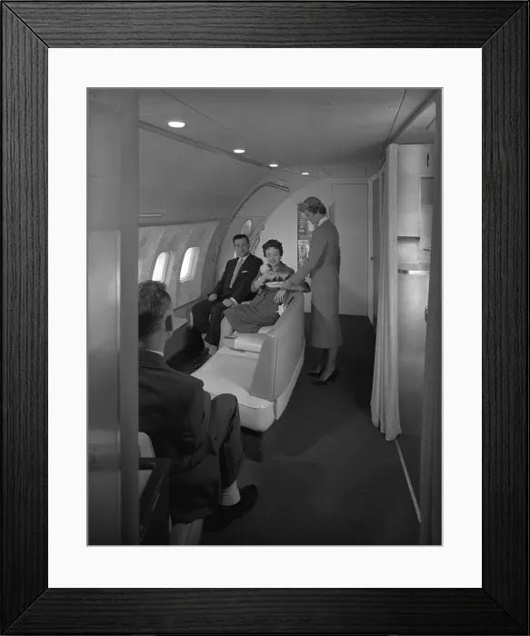 Framed Print : Transocean Air lines 377 Stratocruiser Framed Print : Transocean Air lines 377 Stratocruiser