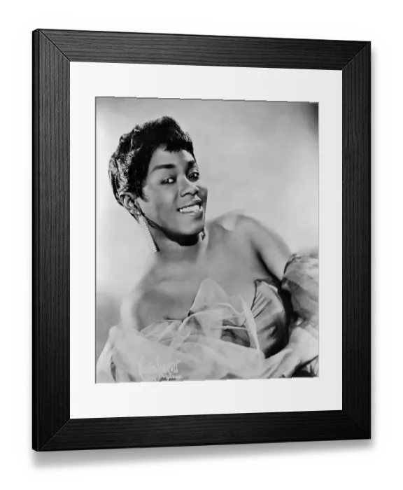 Framed Print : Sarah Vaughan Framed Print : Sarah Vaughan