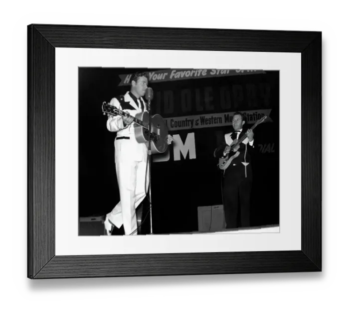 Framed Print : Slim Whitman At The Opry Framed Print : Slim Whitman At The Opry