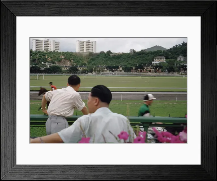 Framed Print : Happy Valley Racecourse