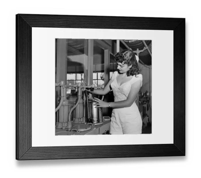 Framed Print : Gas Station Girl Framed Print : Gas Station Girl