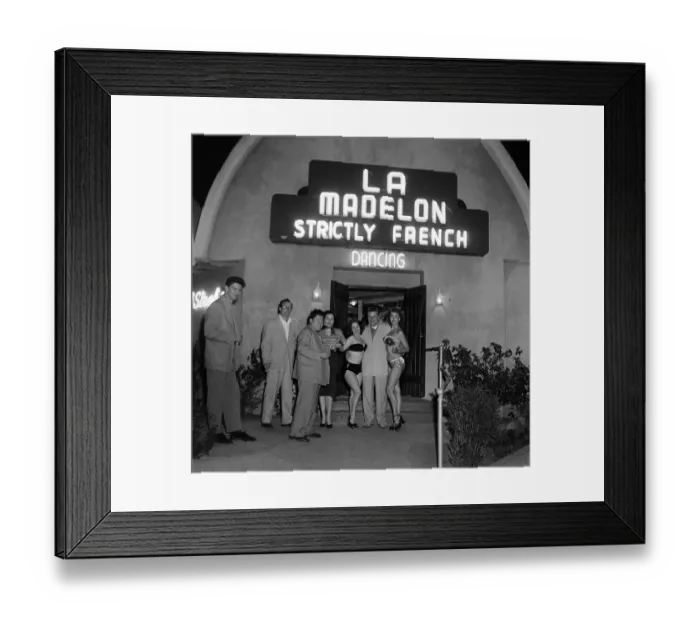 Framed Print : La Madelon Nightclub Framed Print : La Madelon Nightclub