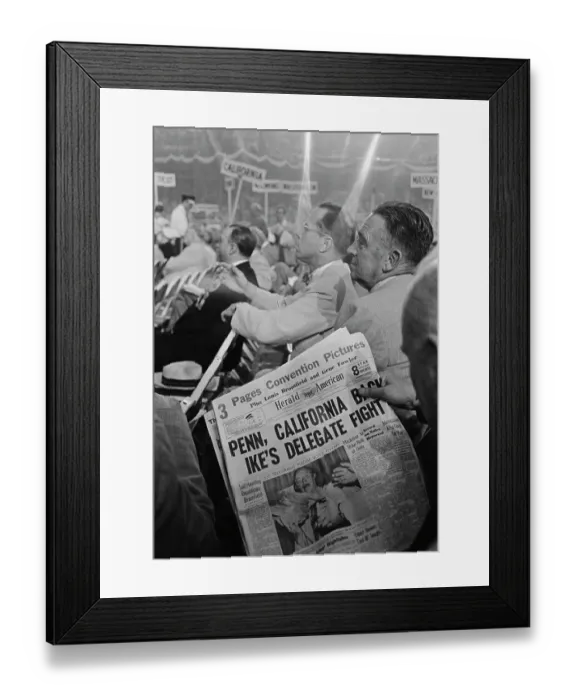 Framed Print : 1952 Republican Convention Framed Print : 1952 Republican Convention