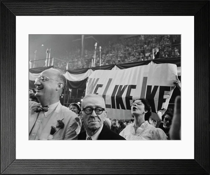Framed Print : We Like Ike Framed Print : We Like Ike
