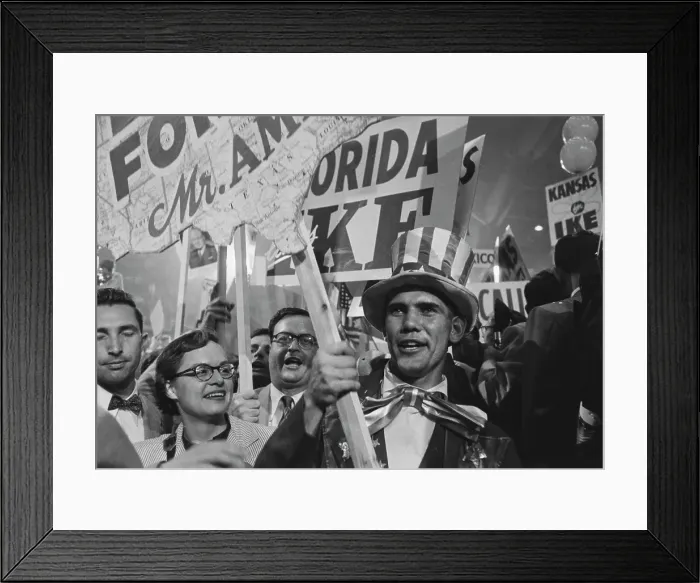 Framed Print : 1952 Republican National Convention Framed Print : 1952 Republican National Convention