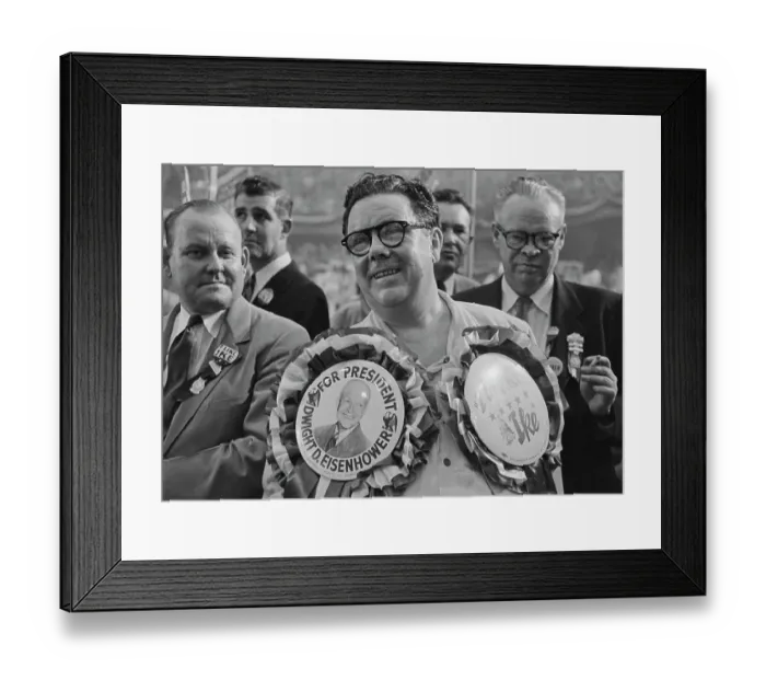 Framed Print : 1952 Republican National Convention Framed Print : 1952 Republican National Convention