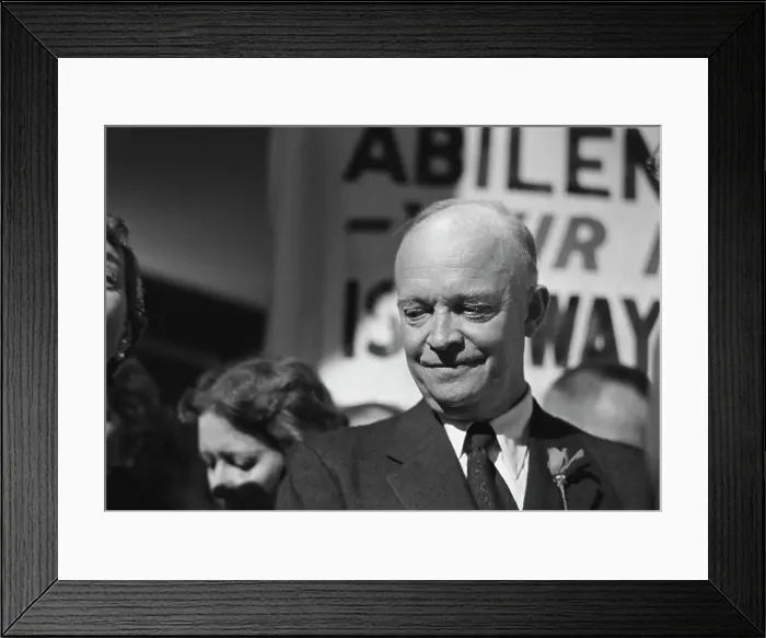 Framed Print : Ike At The 1952 Republican National Convention Framed Print : Ike At The 1952 Republican National Convention