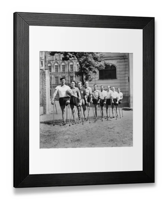 Framed Print : One Legged Soccer Club Framed Print : One Legged Soccer Club