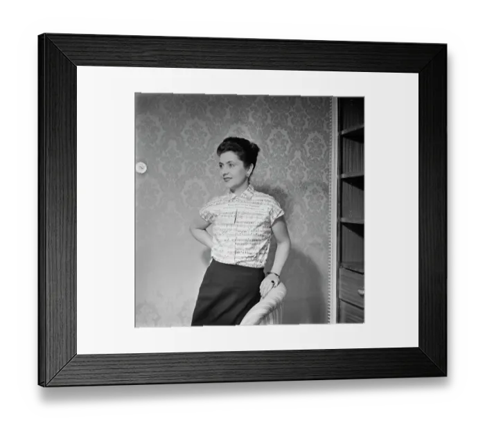 Framed Print : The Waltz Blouse Framed Print : The Waltz Blouse