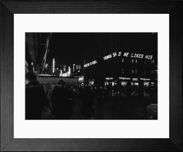 Framed Print : Times Square