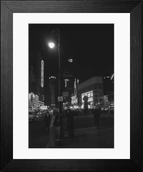 Framed Print : Signs On Broadway Framed Print : Signs On Broadway