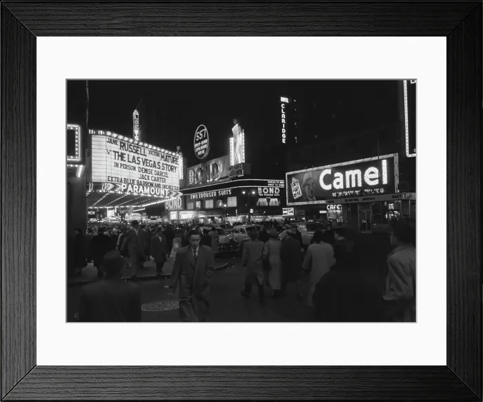 Framed Print : Signs On Broadway Framed Print : Signs On Broadway