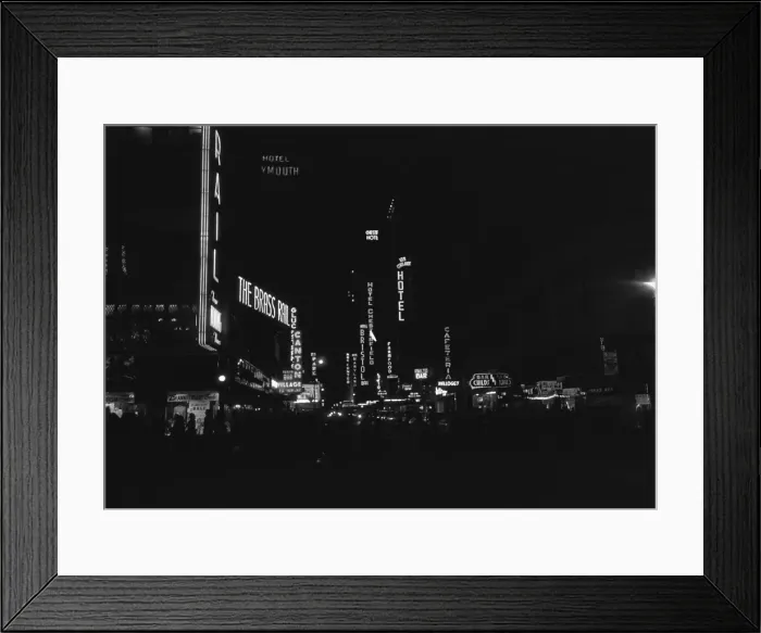 Framed Print : Signs On Broadway Framed Print : Signs On Broadway