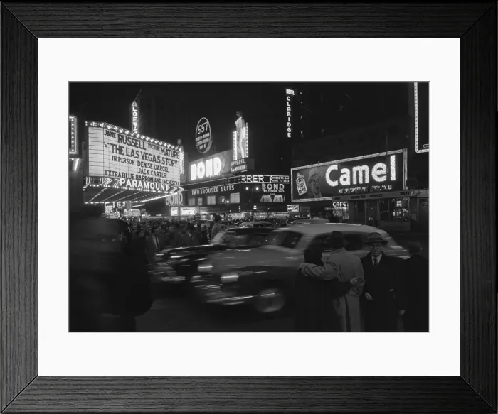Framed Print : Signs On Broadway