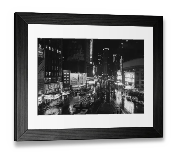 Framed Print : Times Square At Night Framed Print : Times Square At Night