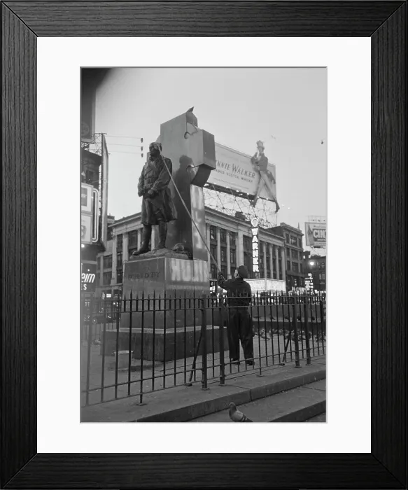 Framed Print : Father Duffy Square Framed Print : Father Duffy Square