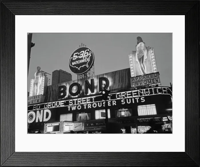 Framed Print : Bond Clothing Framed Print : Bond Clothing