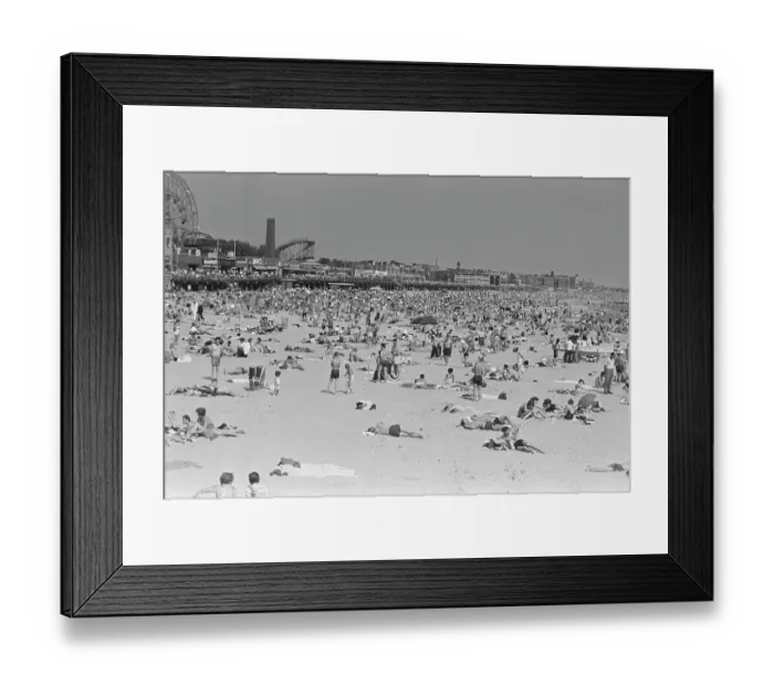 Framed Print : Coney Island Beach Framed Print : Coney Island Beach