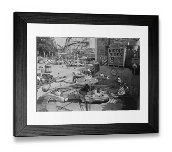 Framed Print : Coney Island Ride Framed Print : Coney Island Ride