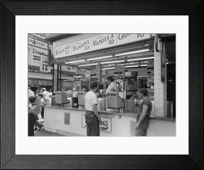 Framed Print : Coney Island Snacks Framed Print : Coney Island Snacks