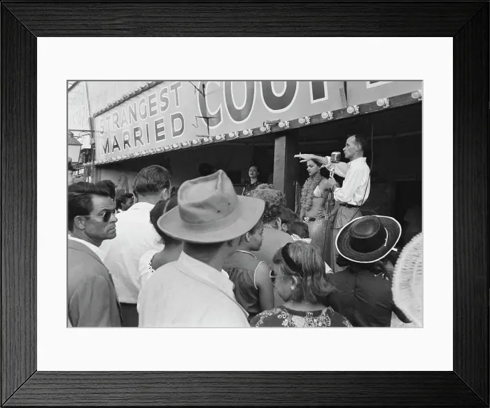 Framed Print : Strangest Married Couple Framed Print : Strangest Married Couple